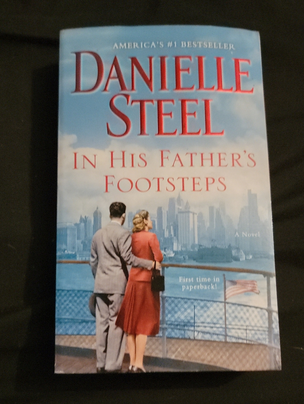 4/$12--- Danielle Steel In His Father's Footsteps Paperback Novel